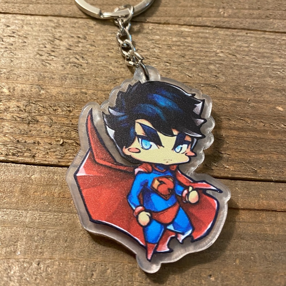 Superman Acrylic Keychain